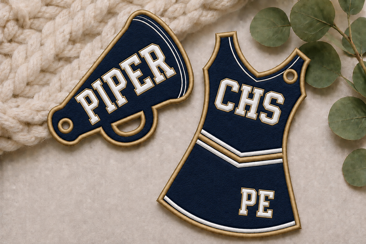 Personalized Cheer Bag Tag