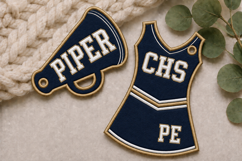 Personalized Cheer Bag Tag