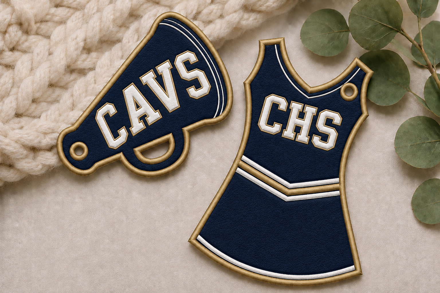 Personalized Cheer Bag Tag