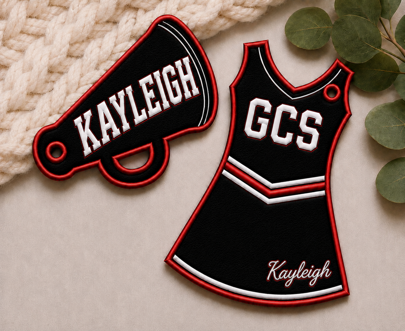 Personalized Cheer Bag Tag