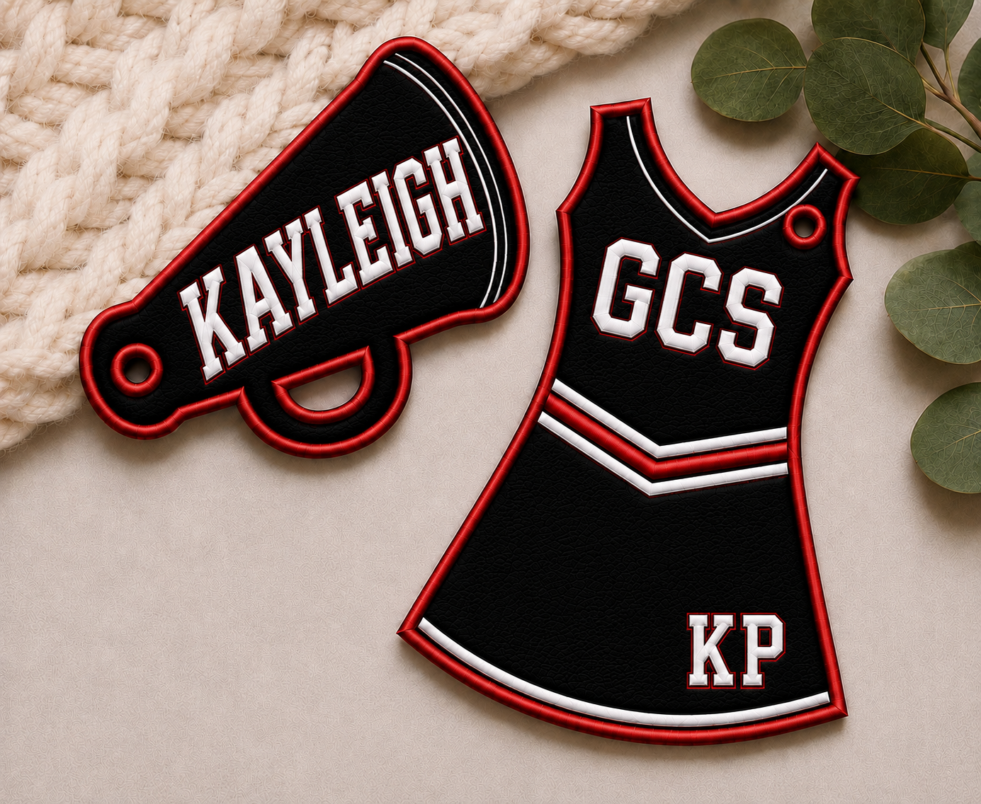 Personalized Cheer Bag Tag