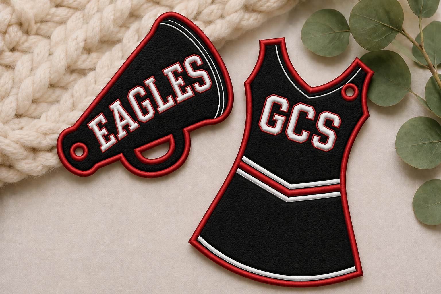 Personalized Cheer Bag Tag